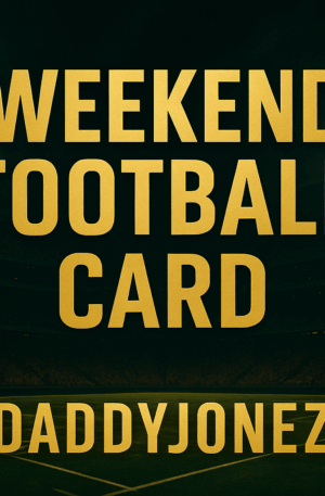 Weekend Football Card NFL+NCAAF